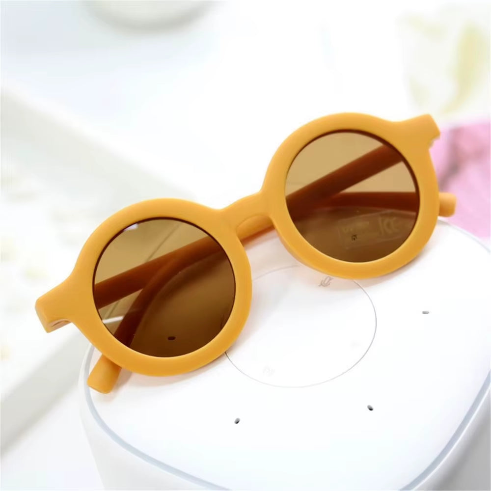 Children Sunglasses Cute Radiation Protection Sunglasses UV400 Silicone Sport Sun Glasses for Baby Girls Boys Glasses